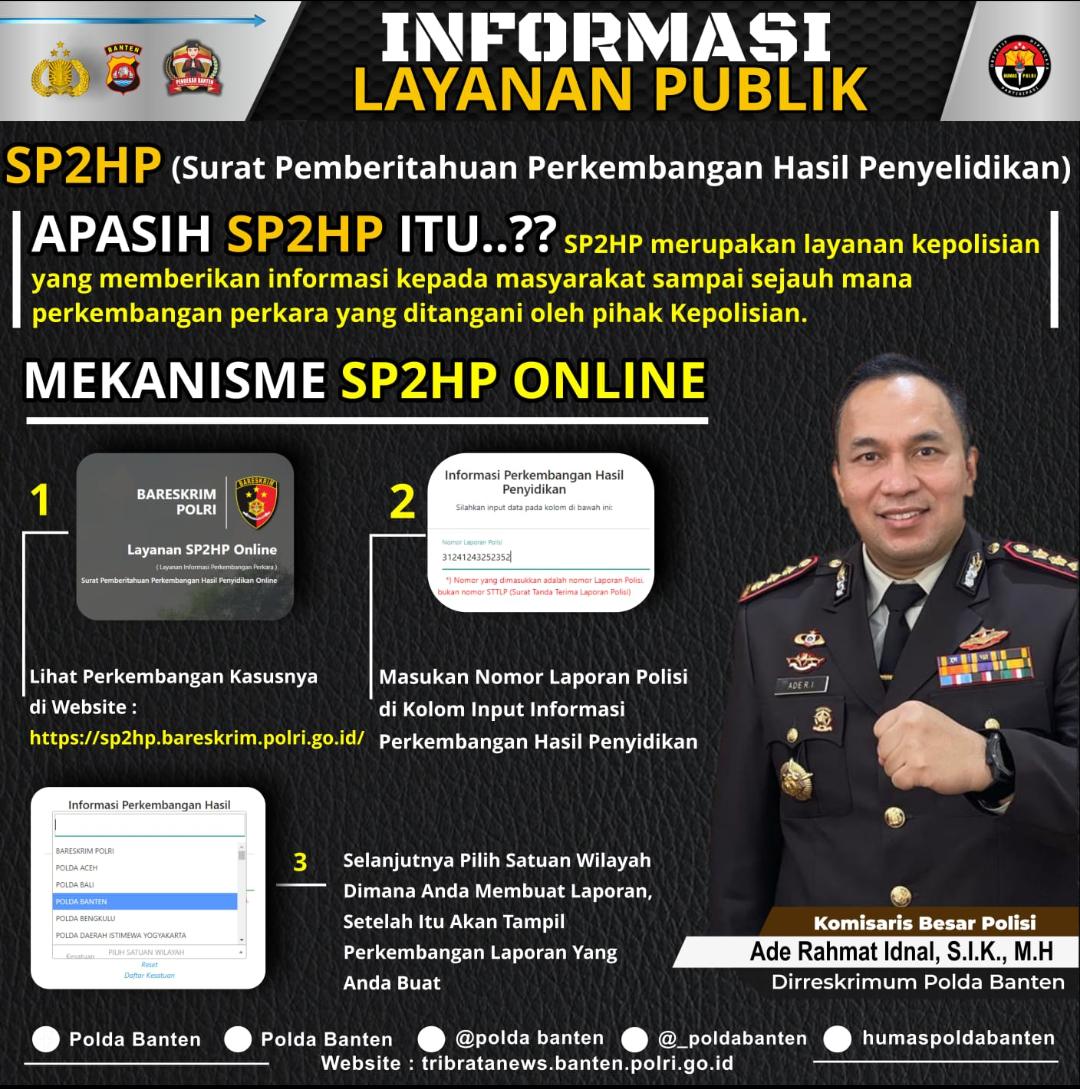 Kemudahan Masyarakat Bisa Cek Perkembangan Kasus di Polda Banten Melalui SP2HP Online - IMG 20230103 WA0025