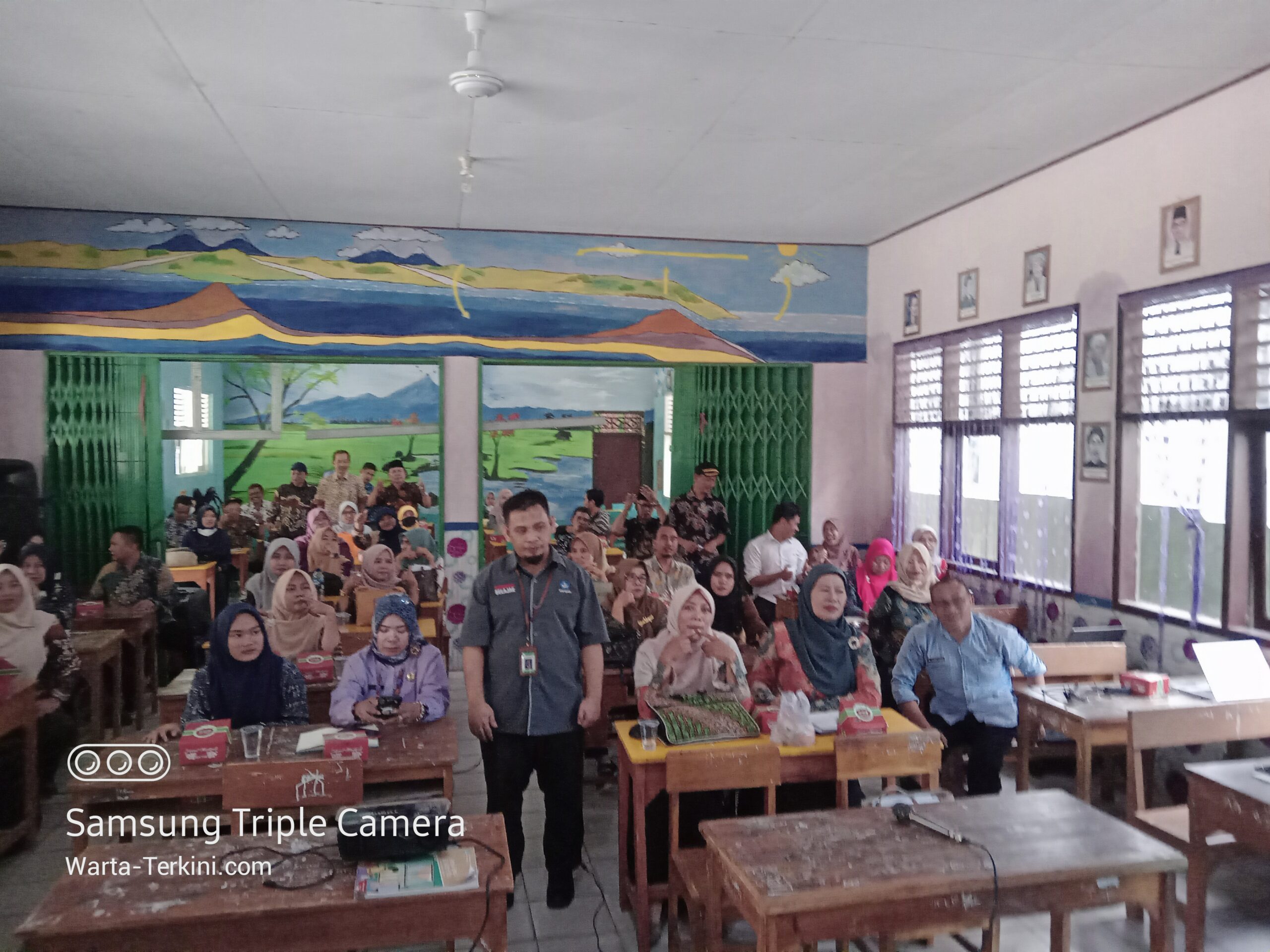 BPMP kabupaten serang Gelar bimbingan mutu pendidikan di kecamatan Anyar