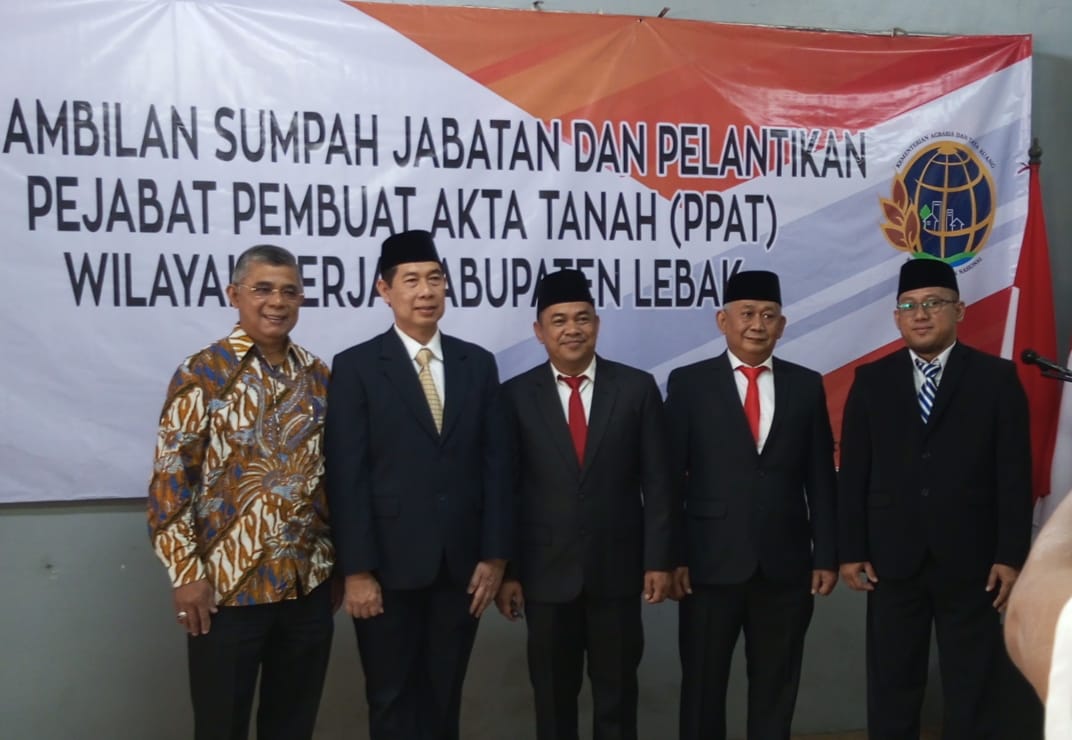 Bertemu dengan KJSB Wilayah Kerja Banten, Kakanwil BPN Banten Minta Agar _Support_ Kegiatan Prioritas Nasional PTSL di Banten