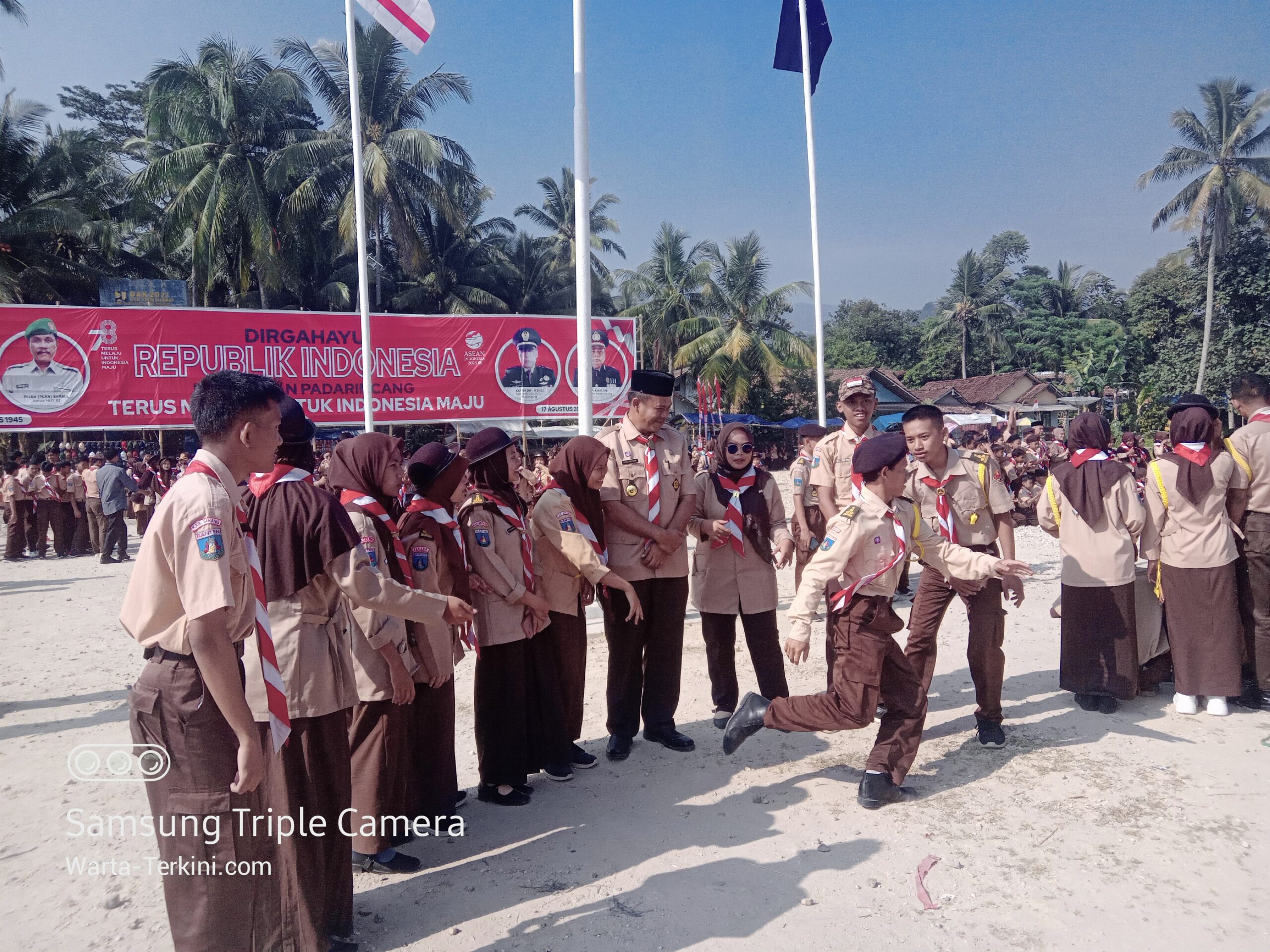 kecamatan Padarincang menggelar upacara Hari Pramuka pada tanggal 14 Agustus 2023.