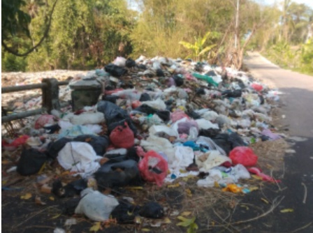 Lembaga Front Pemantau Kriminalitas (FPK) menyoroti adanya tumpukan sampah liar