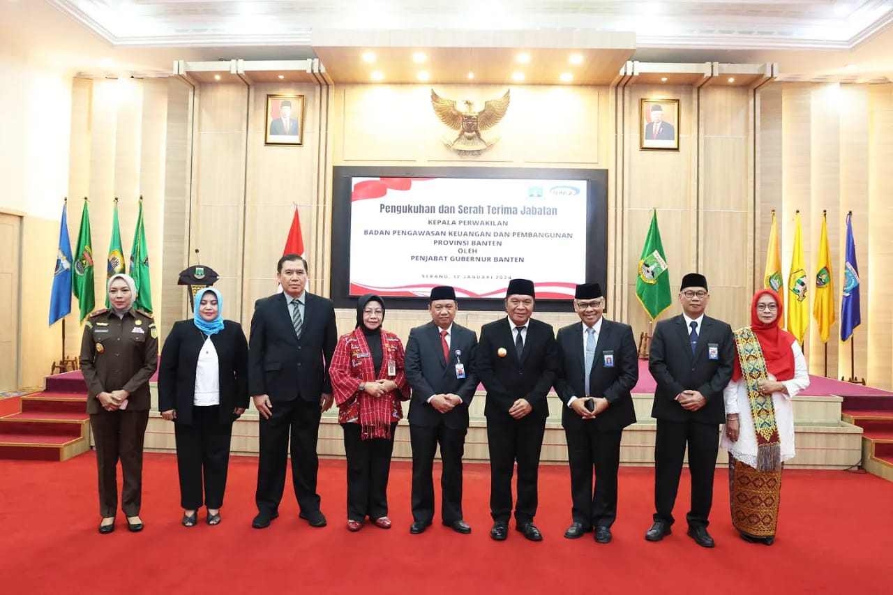 *Pj Gubernur Al Muktabar Kukuhkan Kepala Perwakilan BPKP Provinsi Banten