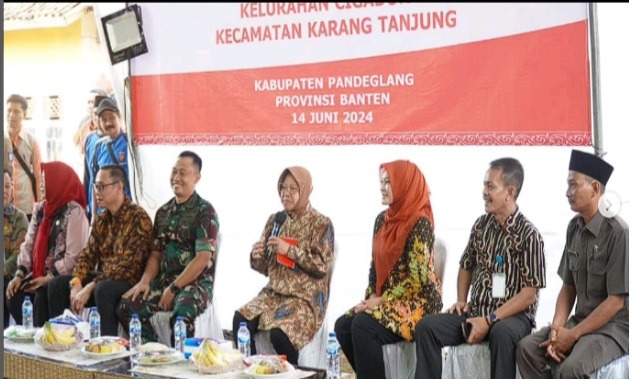 Mensos Ri ,Tri Rismaharini mengunjungi Kabupaten Pandeglang