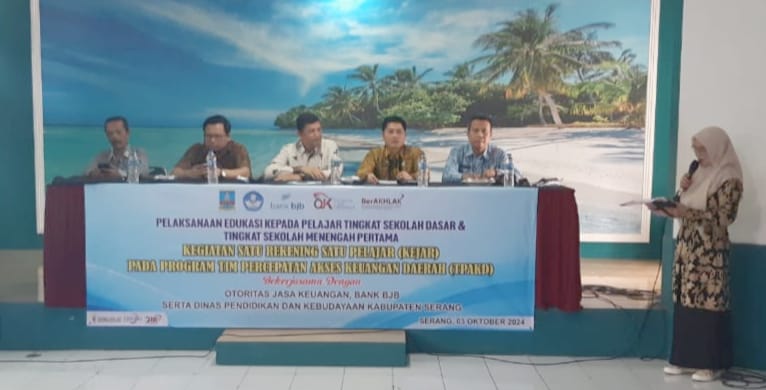 Pemkab Serang Edukasi Pelajar Terkait Literasi dan Inklusi Keuangan