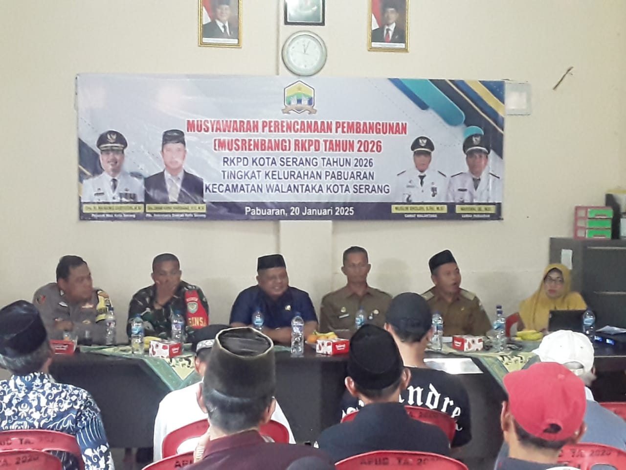 Kelurahan pabuaran kecamatan walantanta menggelar (MUSRENBANG) RKPD Tahun 2025