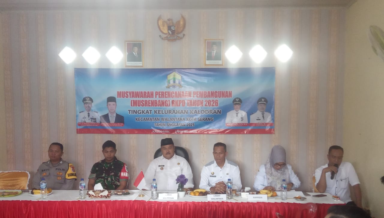 pemerintah kelurahan kalodran menggelar Musrenbang RKPD TH 2025